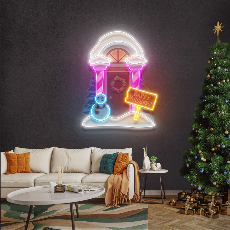 Christmas House Neon Sign - Custom Neon Signs | LED Neon Signs | Zanvis Neon®