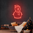 Christmas Snowman Neon Sign - Custom Neon Signs | LED Neon Signs | Zanvis Neon®