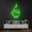 Coffee Cup Neon Sign - Custom Neon Signs | LED Neon Signs | Zanvis Neon®