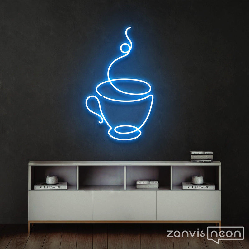 Coffee Cup Neon Sign - Custom Neon Signs | LED Neon Signs | Zanvis Neon®