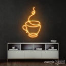Coffee Cup Neon Sign - Custom Neon Signs | LED Neon Signs | Zanvis Neon®