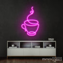 Coffee Cup Neon Sign - Custom Neon Signs | LED Neon Signs | Zanvis Neon®