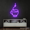 Coffee Cup Neon Sign - Custom Neon Signs | LED Neon Signs | Zanvis Neon®