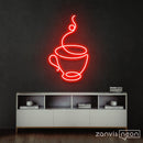 Coffee Cup Neon Sign - Custom Neon Signs | LED Neon Signs | Zanvis Neon®
