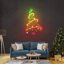 Colorful Christmas Tree LED Neon Acrylic Artwork - Custom Neon Signs | LED Neon Signs | Zanvis Neon®
