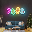 Colorful Toppers Christmas Neon Sign - Custom Neon Signs | LED Neon Signs | Zanvis Neon®