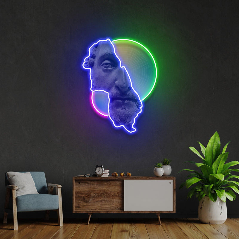 Abstract Art Neon Acrylic Artwork - Custom Neon Signs | LED Neon Signs | Zanvis Neon®