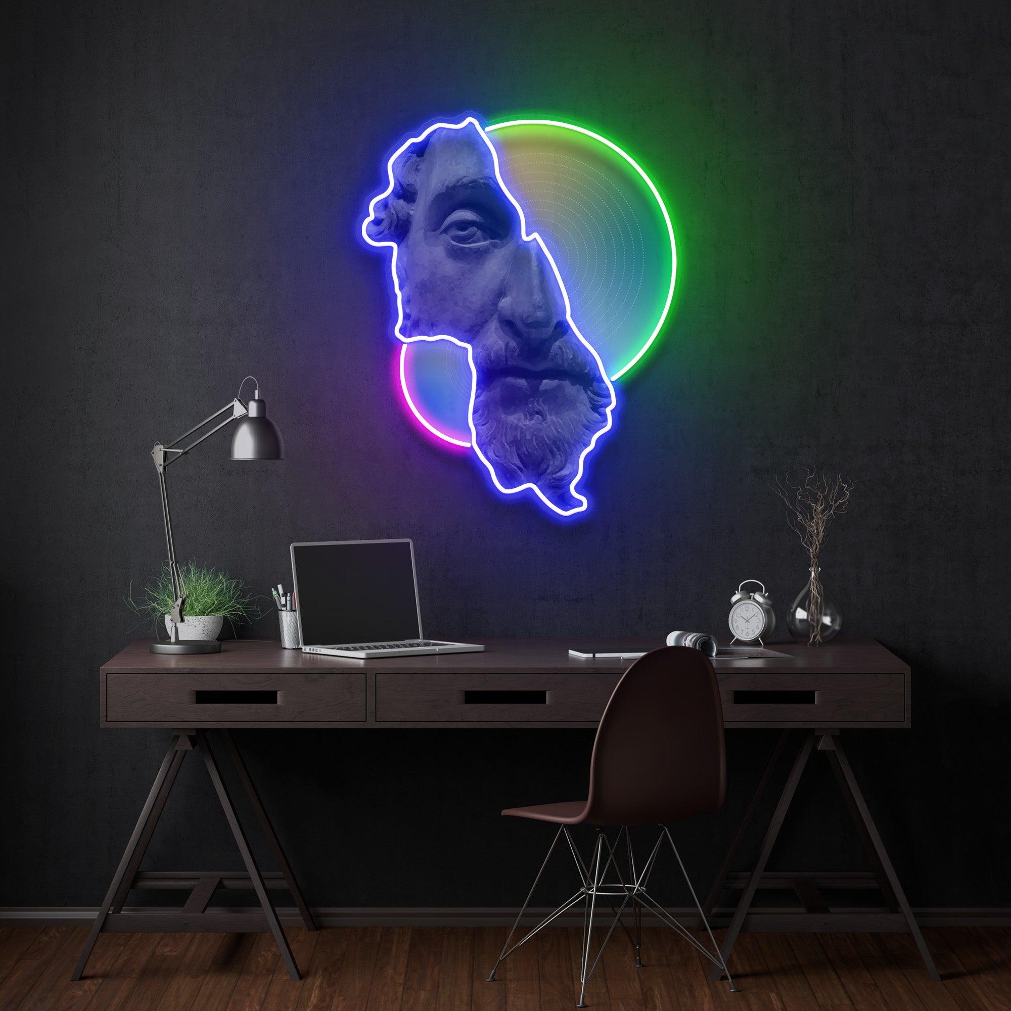 Abstract Art Neon Acrylic Artwork - Custom Neon Signs | LED Neon Signs | Zanvis Neon®