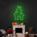 Devil's House Led Neon Sign - Halloween Light Decor