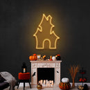 Devil's House Led Neon Sign - Halloween Light Decor