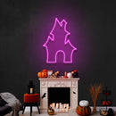 Devil's House Led Neon Sign - Halloween Light Decor