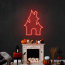 Devil's House Led Neon Sign - Halloween Light Decor