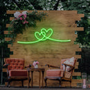 Double Heart Neon Sign - Custom Neon Signs | LED Neon Signs | Zanvis Neon®