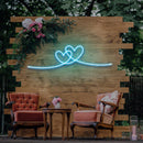 Double Heart Neon Sign - Custom Neon Signs | LED Neon Signs | Zanvis Neon®