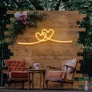 Double Heart Neon Sign - Custom Neon Signs | LED Neon Signs | Zanvis Neon®