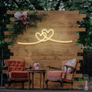 Double Heart Neon Sign - Custom Neon Signs | LED Neon Signs | Zanvis Neon®