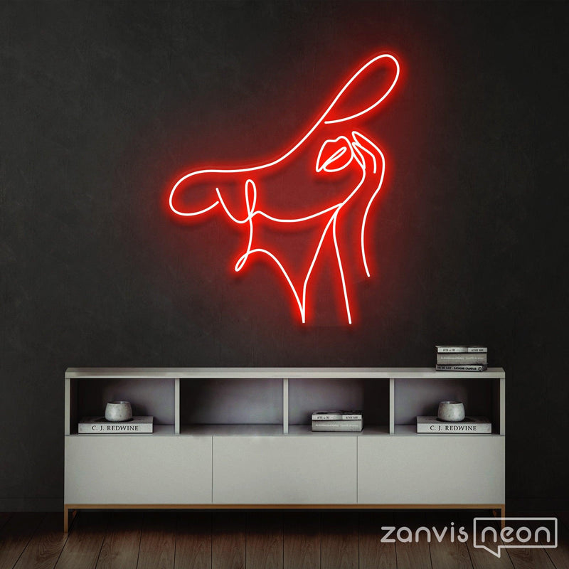 Elegant Lady Neon Sign - Custom Neon Signs | LED Neon Signs | Zanvis Neon®