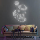 Falling Into Space Neon Sign - Custom Neon Signs | LED Neon Signs | Zanvis Neon®