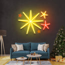 Four Christmas Symbols LED Neon Sign Artwork - Custom Neon Signs | LED Neon Signs | Zanvis Neon®