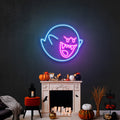Funny Ghost Led Neon Sign - Halloween Light Decor