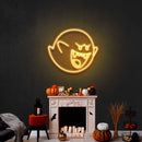 Funny Ghost Led Neon Sign Halloween Light Decor