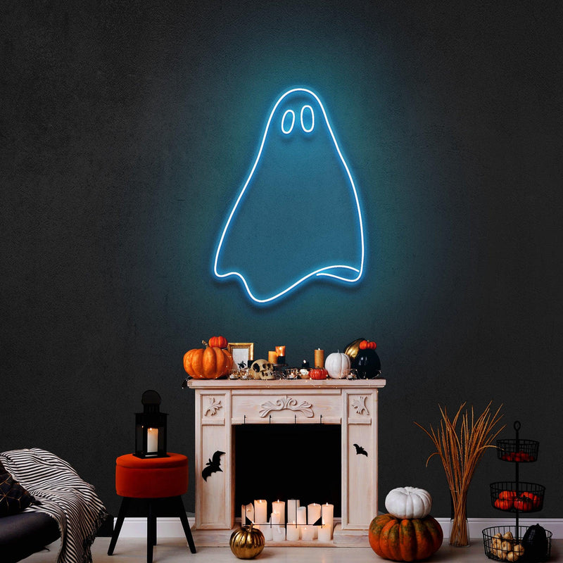 Ghost Symbol Led Neon Sign Halloween Light Decor
