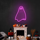 Ghost Symbol Led Neon Sign Halloween Light Decor