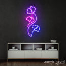Ginkgo Biloba Leaf Neon Sign - Custom Neon Signs | LED Neon Signs | Zanvis Neon®