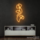Ginkgo Biloba Leaf Neon Sign - Custom Neon Signs | LED Neon Signs | Zanvis Neon®