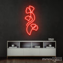 Ginkgo Biloba Leaf Neon Sign - Custom Neon Signs | LED Neon Signs | Zanvis Neon®