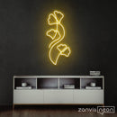 Ginkgo Biloba Leaf Neon Sign - Custom Neon Signs | LED Neon Signs | Zanvis Neon®