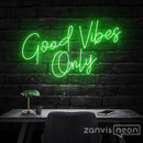 Good Vibes Only Neon Sign - Custom Neon Signs | LED Neon Signs | Zanvis Neon®