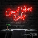 Good Vibes Only Neon Sign - Custom Neon Signs | LED Neon Signs | Zanvis Neon®