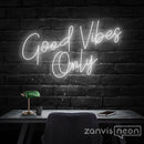 Good Vibes Only Neon Sign - Custom Neon Signs | LED Neon Signs | Zanvis Neon®