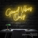 Good Vibes Only Neon Sign - Custom Neon Signs | LED Neon Signs | Zanvis Neon®
