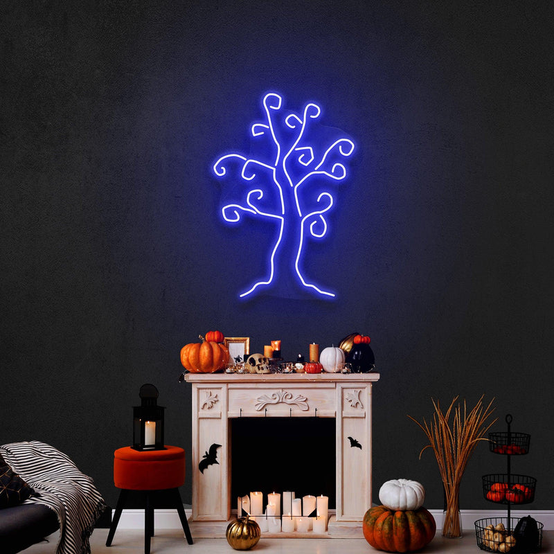 Halloween Tree Led Neon Sign Halloween Light Decor