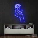 Diamond Hands Neon Sign - Custom Neon Signs | LED Neon Signs | Zanvis Neon®