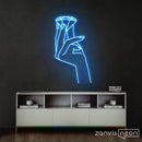 Diamond Hands Neon Sign - Custom Neon Signs | LED Neon Signs | Zanvis Neon®
