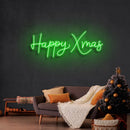 Happy Xmas Neon Sign - Custom Neon Signs | LED Neon Signs | Zanvis Neon®