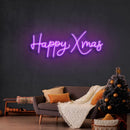 Happy Xmas Neon Sign - Custom Neon Signs | LED Neon Signs | Zanvis Neon®