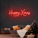 Happy Xmas Neon Sign - Custom Neon Signs | LED Neon Signs | Zanvis Neon®