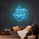 Happy Holidays Christmas Neon Sign - Custom Neon Signs | LED Neon Signs | Zanvis Neon®