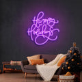 Happy Holidays Christmas Neon Sign - Custom Neon Signs | LED Neon Signs | Zanvis Neon®