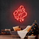 Hohoho Christmas Neon Sign - Custom Neon Signs | LED Neon Signs | Zanvis Neon®