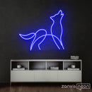 Howling Wolf Neon Sign - Custom Neon Signs | LED Neon Signs | Zanvis Neon®