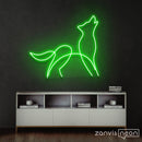 Howling Wolf Neon Sign - Custom Neon Signs | LED Neon Signs | Zanvis Neon®