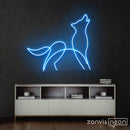 Howling Wolf Neon Sign - Custom Neon Signs | LED Neon Signs | Zanvis Neon®