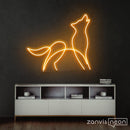 Howling Wolf Neon Sign - Custom Neon Signs | LED Neon Signs | Zanvis Neon®