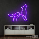 Howling Wolf Neon Sign - Custom Neon Signs | LED Neon Signs | Zanvis Neon®