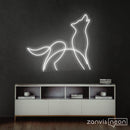 Howling Wolf Neon Sign - Custom Neon Signs | LED Neon Signs | Zanvis Neon®